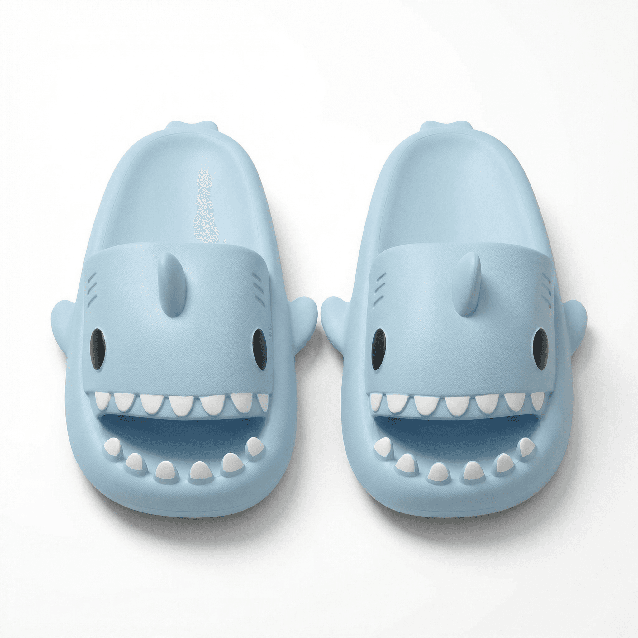 Klapki Gryzaczki - Klapki w kształcie rekina | Miękkie EVA | Rozmiary 30-45